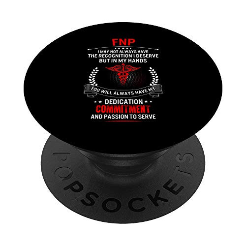 FNP Nurse Week My Hands Have Passion PopSockets Grip and Stand for Phones and Tablets