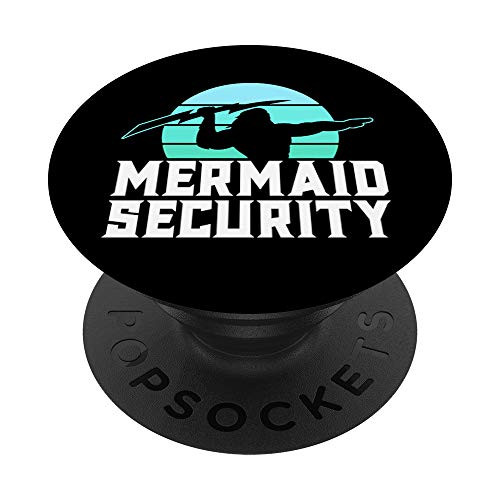 Mermaid Security Shirt Mens Boys Swim Team Gift Swimmer PopSockets Grip and Stand for Phones and Tablets Mermaid Security Shirt Mens Boys Swim Team Gift Swimmer PopSockets Grip and Stand for Phones and Tablets