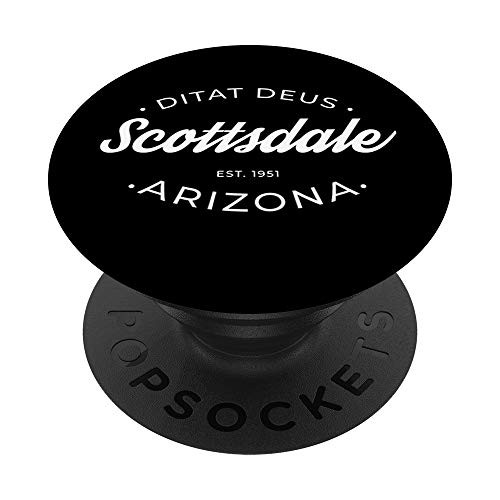 Scottsdale Arizona Retro City Seal PopSockets Grip and Stand for Phones and Tablets