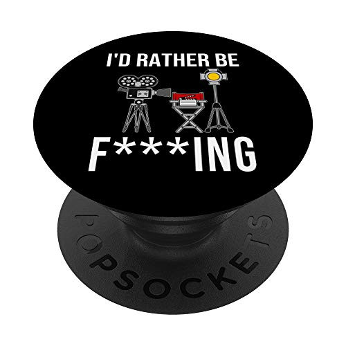Funny Filmmaker Gift Cool Movie Director Filming Gag Lover PopSockets Grip and Stand for Phones and Tablets