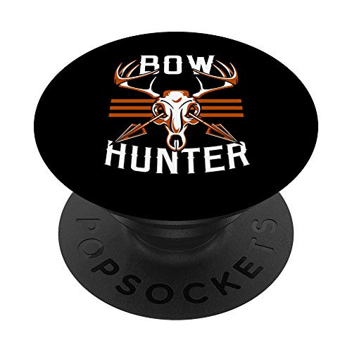 Bow Hunter Retro Deer Skull and Arrows Outdoors Archery Gift PopSockets Grip and Stand for Phones and Tablets