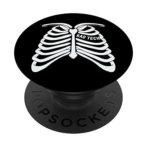 Radiologist Gifts For Men Radiology Rad Tech Skeleton X-Ray PopSockets Grip and Stand for Phones and Tablets