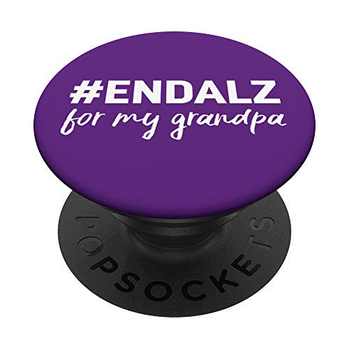 Alzheimers Awareness Products Purple ENDALZ END ALZ Grandpa PopSockets Grip and Stand for Phones and Tablets Alzheimers Awareness Products Purple ENDALZ END ALZ Grandpa PopSockets Grip and Stand for Phones and Tablets