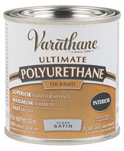 Rust-Oleum Varathane 9161H 1/2-Pint Interior Oil Polyurethane, Satin Finish