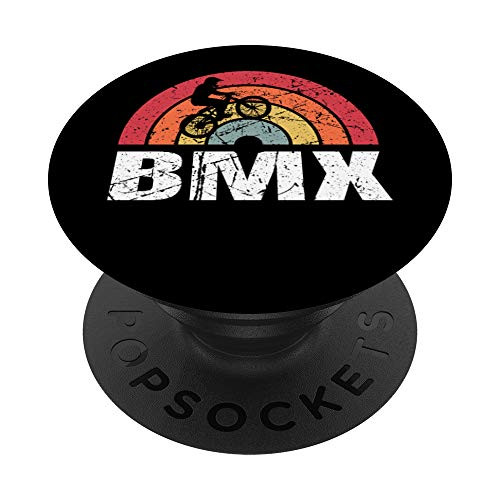 Vintage BMX Bike Rider Graphic - Stunt Racing PopSockets Grip and Stand for Phones and Tablets Vintage BMX Bike Rider Graphic - Stunt Racing PopSockets Grip and Stand for Phones and Tablets