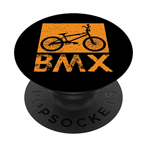 BMX Bike Rider Racing Bicycle Gift Boys Girls Kids PopSockets PopGrip Swappable Grip for Phones and Tablets