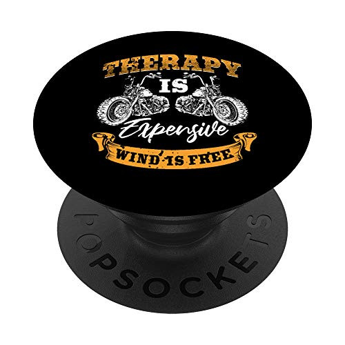Biker Gear Motorcycle Gifts Wind Is Free PopSockets Grip and Stand for Phones and Tablets