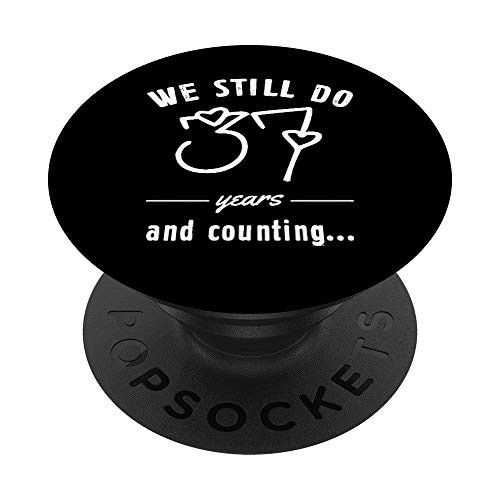 37th Wedding Anniversary Funny Couple Best Marriage Day Gift PopSockets Grip and Stand for Phones and Tablets 37th Wedding Anniversary Funny Couple Best Marriage Day Gift PopSockets Grip and Stand for Phones and Tablets