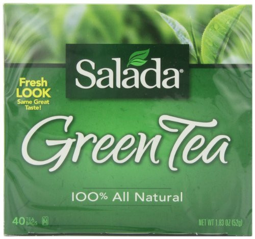 Salada Green Tea, 40 Count Box (Pack of 6)
