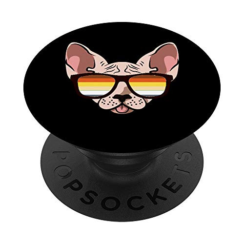Sphynx Cat Cat Mom Sunglasses  Gay Pride Month PopSockets Grip and Stand for Phones and Tablets
