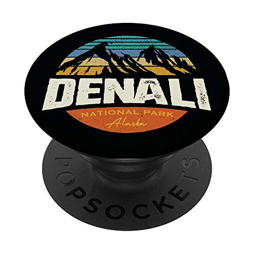 Vintage Denali National Park Alaska Outdoor Graphic PopSockets Grip and Stand for Phones and Tablets Vintage Denali National Park Alaska Outdoor Graphic PopSockets Grip and Stand for Phones and Tablets