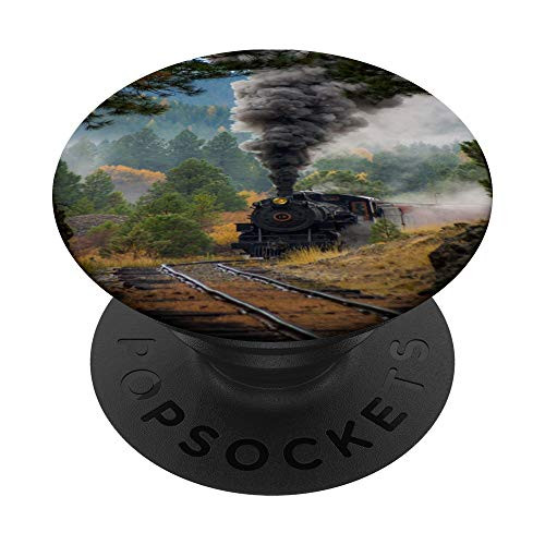 Train Steam Engine Locomotive PopSockets Grip and Stand for Phones and Tablets Train Steam Engine Locomotive PopSockets Grip and Stand for Phones and Tablets