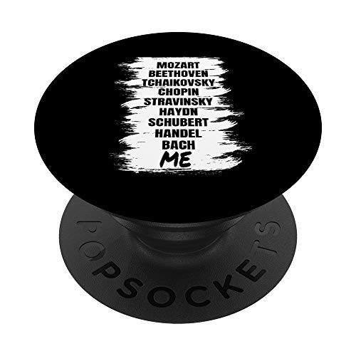 Classic Music Teacher Gift for Lovers of Classical Composers PopSockets Grip and Stand for Phones and Tablets