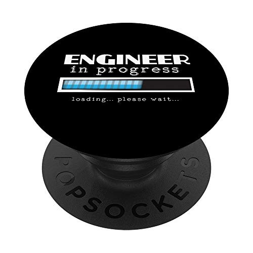 Engineer In Progress Funny College Student Major Gift Men PopSockets PopGrip Swappable Grip for Phones and Tablets