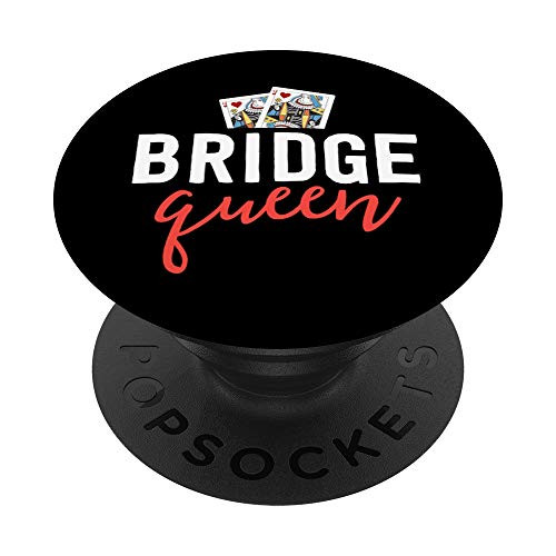 Funny Bridge Shirt For Women Bridge Queen Player Mom Gift PopSockets Grip and Stand for Phones and Tablets Funny Bridge Shirt For Women Bridge Queen Player Mom Gift PopSockets Grip and Stand for Phones and Tablets