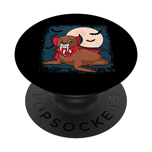 Vampire Seal Halloween Awesome Vampire Fang Animals PopSockets Grip and Stand for Phones and Tablets