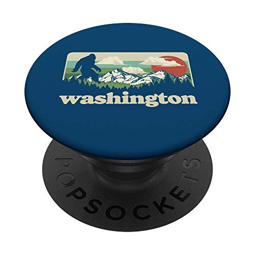 Washington Bigfoot Nature and Outdoor Vintage Mountains Retro PopSockets Grip and Stand for Phones and Tablets Washington Bigfoot Nature and Outdoor Vintage Mountains Retro PopSockets Grip and Stand for Phones and Tablets