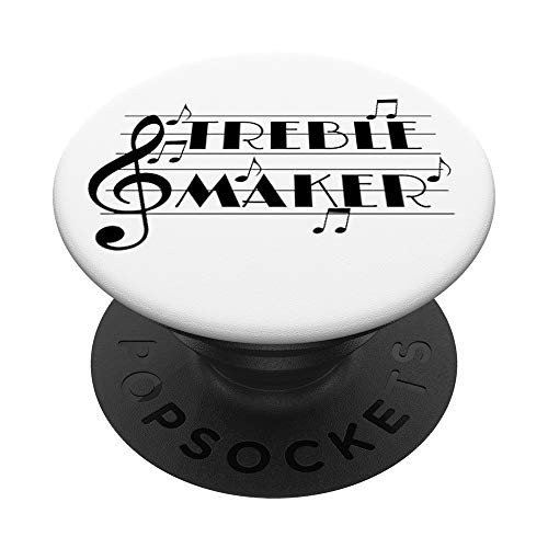 Funny Treble Maker Clef Music PopSockets Grip and Stand for Phones and Tablets