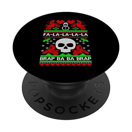 Motocross Gift Moto Bike Motorbike Kids Boys Ugly Christmas PopSockets Grip and Stand for Phones and Tablets