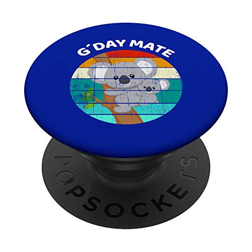 Australia GDay Mate shirt - Cute Koalas Retro Vintage PopSockets Grip and Stand for Phones and Tablets