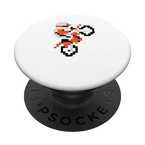 PIXELATED DIRT BIKE - motorbike motorcycle biker PopSockets Grip and Stand for Phones and Tablets