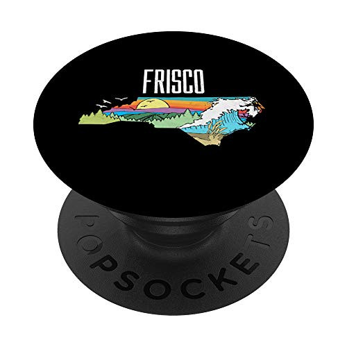 Frisco State of North Carolina Outdoors Graphic PopSockets Grip and Stand for Phones and Tablets