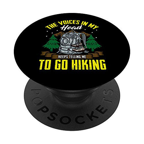 Hiking Camping Outdoors Funny Quotes Humor Sayings Gift PopSockets PopGrip Swappable Grip for Phones and Tablets Hiking Camping Outdoors Funny Quotes Humor Sayings Gift PopSockets PopGrip Swappable Grip for Phones and Tablets