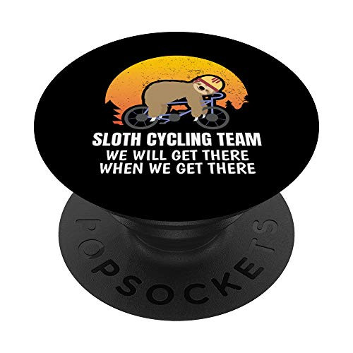 Sloth Cycling Team Bicycle Clothing Bike Cyclist Gift Sloth PopSockets Grip and Stand for Phones and Tablets