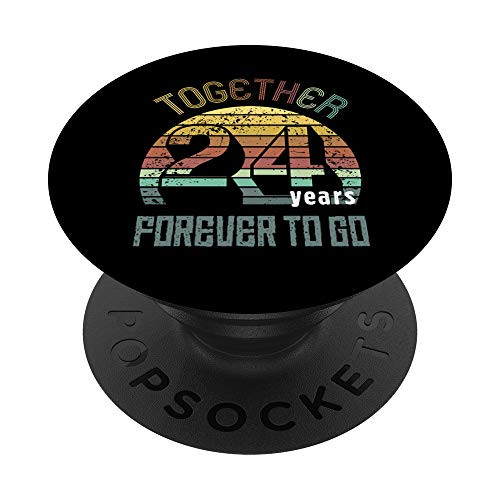 24th Years Wedding Anniversary Gifts For Couples Matching PopSockets Grip and Stand for Phones and Tablets 24th Years Wedding Anniversary Gifts For Couples Matching PopSockets Grip and Stand for Phones and Tablets
