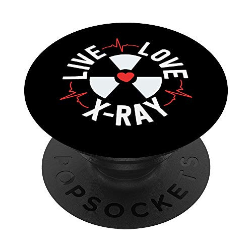 Live Love X-Ray Radiologist Graduation Gift Radiology Tech PopSockets Grip and Stand for Phones and Tablets