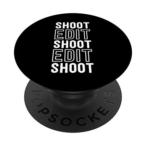 Photographer Shirts Funny Shoot Edit Camera Photography PopSockets Grip and Stand for Phones and Tablets Photographer Shirts Funny Shoot Edit Camera Photography PopSockets Grip and Stand for Phones and Tablets