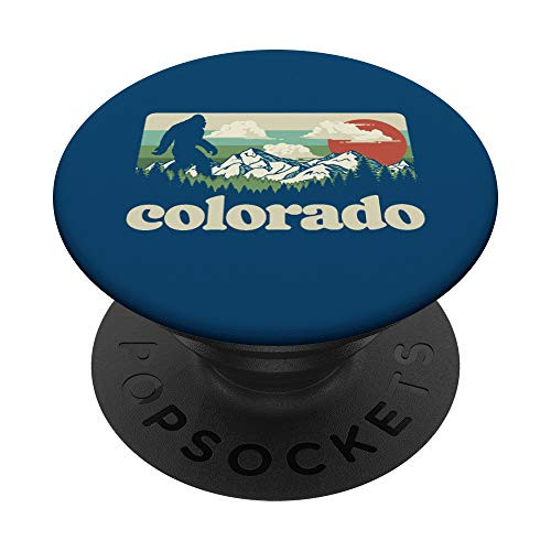 Colorado Bigfoot Nature and Outdoor Vintage Mountains Retro PopSockets Grip and Stand for Phones and Tablets Colorado Bigfoot Nature and Outdoor Vintage Mountains Retro PopSockets Grip and Stand for Phones and Tablets