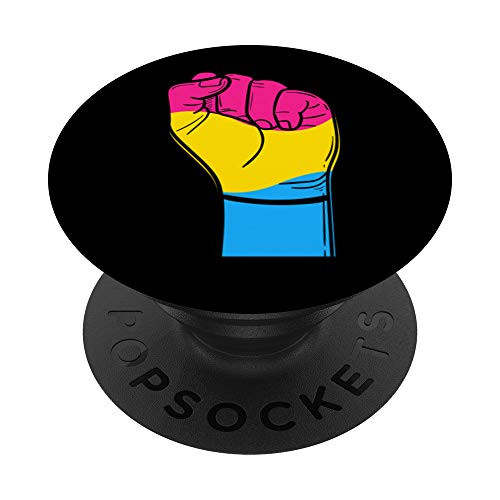 LGBTQ Pansexuality Pan Pride Solidarity Support Pansexual PopSockets Grip and Stand for Phones and Tablets