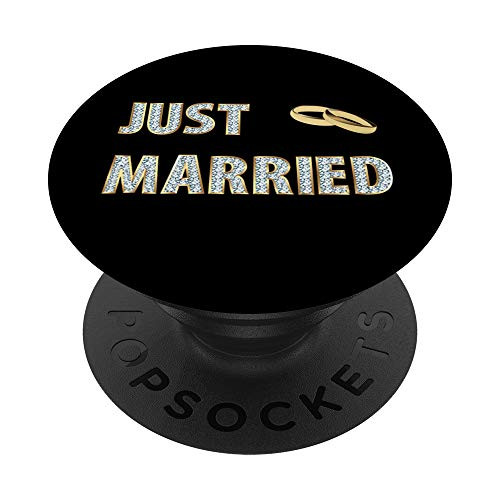 Just Married Funny Matching Couples Newlyweds Wedding Gift PopSockets Grip and Stand for Phones and Tablets Just Married Funny Matching Couples Newlyweds Wedding Gift PopSockets Grip and Stand for Phones and Tablets