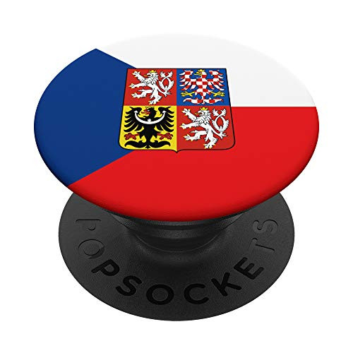 Czech Republic Flag With Coat Of Arms Ceska Vlajka PopSockets PopGrip Swappable Grip for Phones and Tablets Czech Republic Flag With Coat Of Arms Ceska Vlajka PopSockets PopGrip Swappable Grip for Phones and Tablets