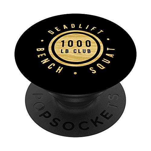 Woodgrain 1000lb Club Powerlifter - Squat Bench Deadlift PopSockets Grip and Stand for Phones and Tablets Woodgrain 1000lb Club Powerlifter - Squat Bench Deadlift PopSockets Grip and Stand for Phones and Tablets