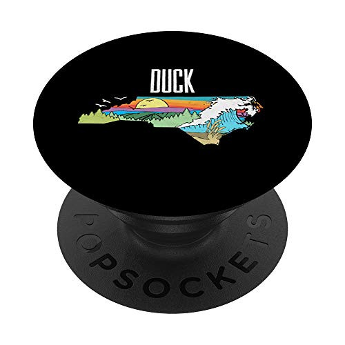 Duck State of North Carolina Outdoors Graphic PopSockets Grip and Stand for Phones and Tablets
