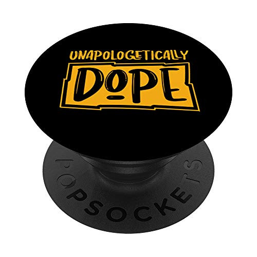 Unapologetically Dope Black History Month Afro PopSockets Grip and Stand for Phones and Tablets Unapologetically Dope Black History Month Afro PopSockets Grip and Stand for Phones and Tablets
