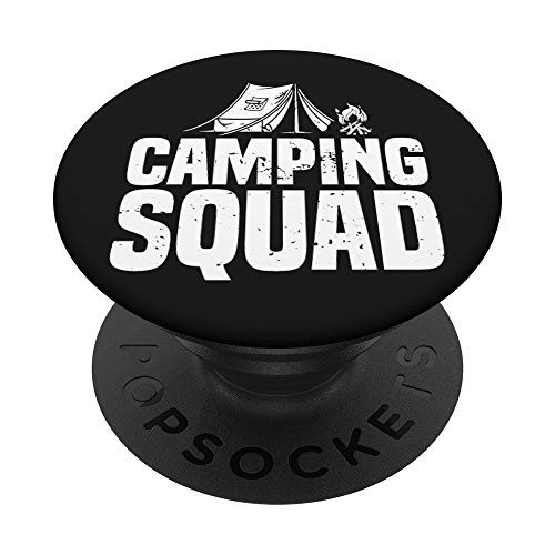 Camper Camping Squad - Camping and Outdoor PopSockets Grip and Stand for Phones and Tablets