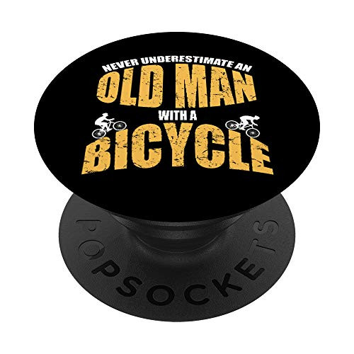 Funny Cycling Bicyclist Gift Biker Bicycle Biking Sports PopSockets Grip and Stand for Phones and Tablets