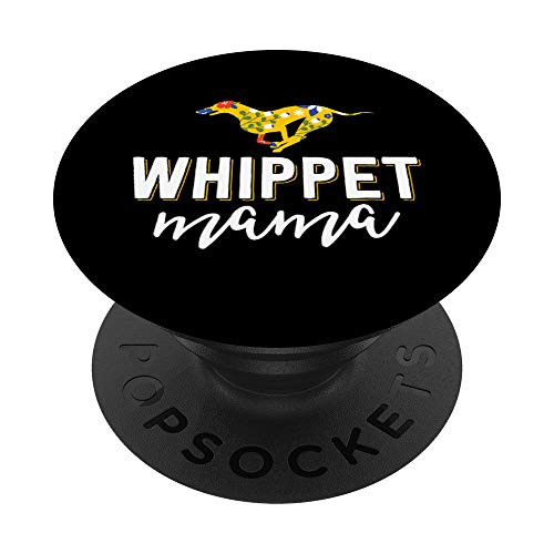 Floral Dog Mom Shirts For Women Owner Gift Whippet Mama PopSockets Grip and Stand for Phones and Tablets