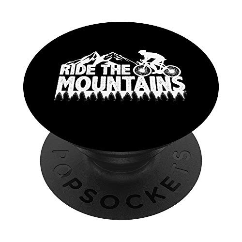 Mountain Bike Gifts Mountain Bike Cycling PopSockets Grip and Stand for Phones and Tablets