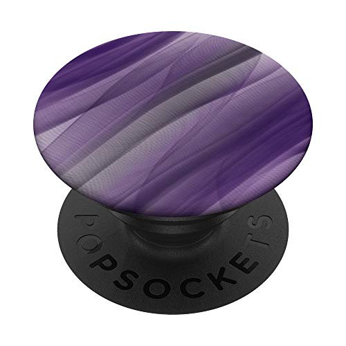 Lavender Purple and Grey Classic Color PopSockets Grip and Stand for Phones and Tablets
