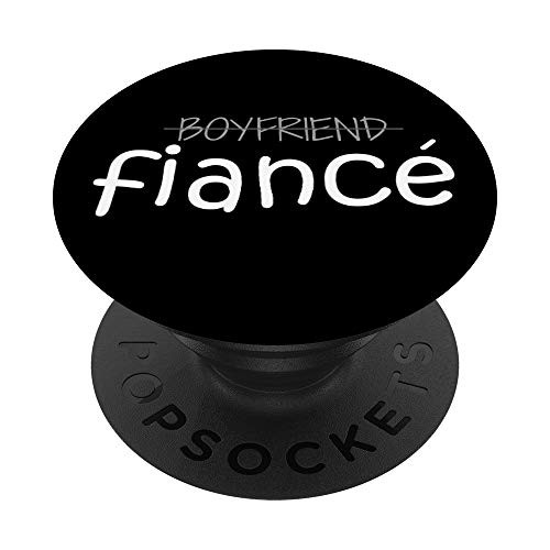 Engaged Men Boyfriend Fiance Wedding Gift Future Husband PopSockets Grip and Stand for Phones and Tablets
