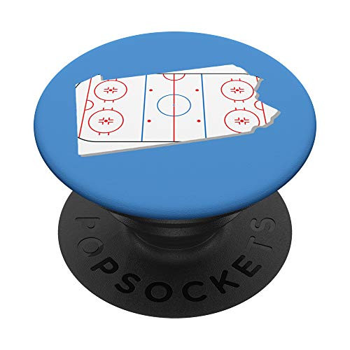 Classic Pennsylvania Hockey Rink PA State Map Outline PopSockets Grip and Stand for Phones and Tablets Classic Pennsylvania Hockey Rink PA State Map Outline PopSockets Grip and Stand for Phones and Tablets