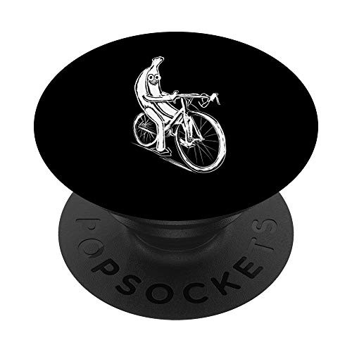 Funny Cycling Banana Bicycle Bike Clothes Gift Cyclist PopSockets Grip and Stand for Phones and Tablets