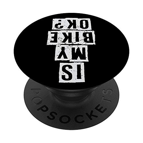 Is My Bike Okay? Cyclist PopSockets Grip and Stand for Phones and Tablets