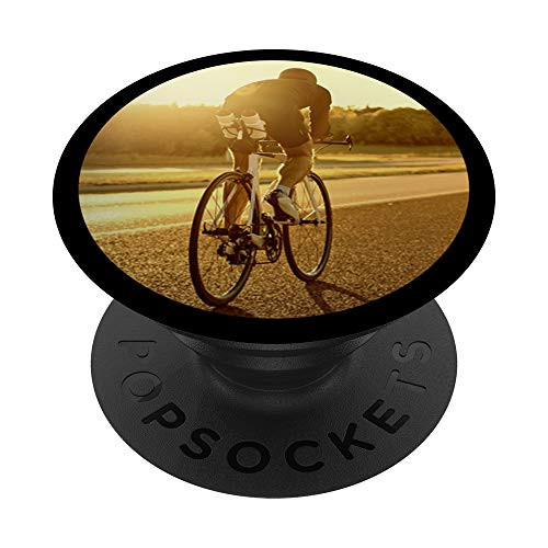 Triathlon Bike Rider - Cyclist and Triathlete Gift PACJ1212 PopSockets PopGrip Swappable Grip for Phones and Tablets