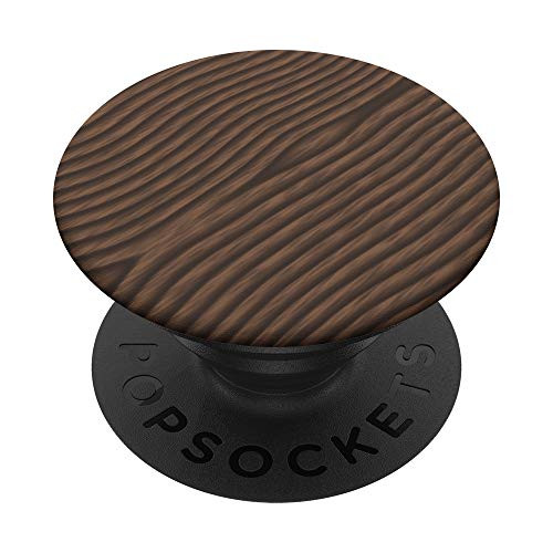 Ebony Wood Grain Skins Tree PopSockets Grip and Stand for Phones and Tablets