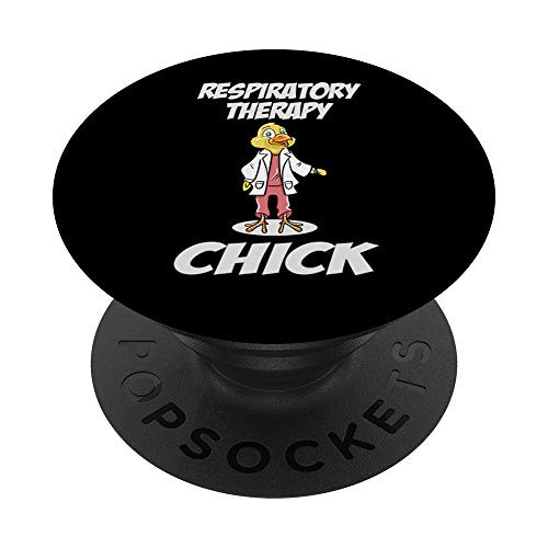Funny Respiratory Therapy Chick Therapist Care Week Gift PopSockets Grip and Stand for Phones and Tablets